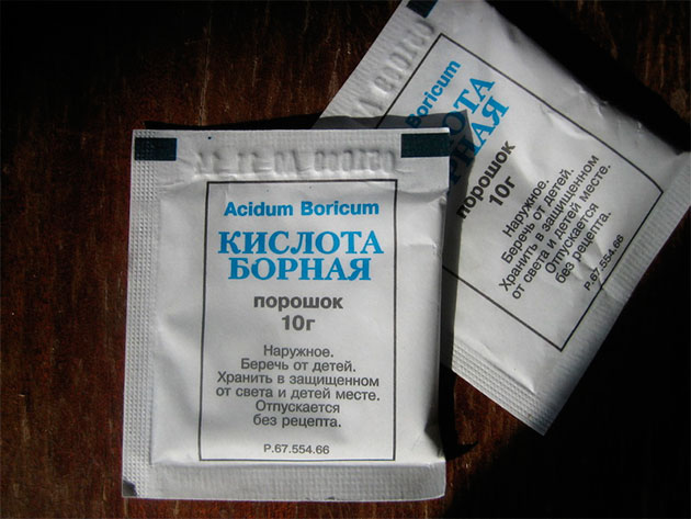 борная кислота в пакетиках