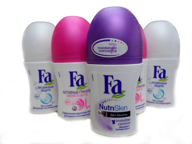 дезодоранты Fa nutriskin