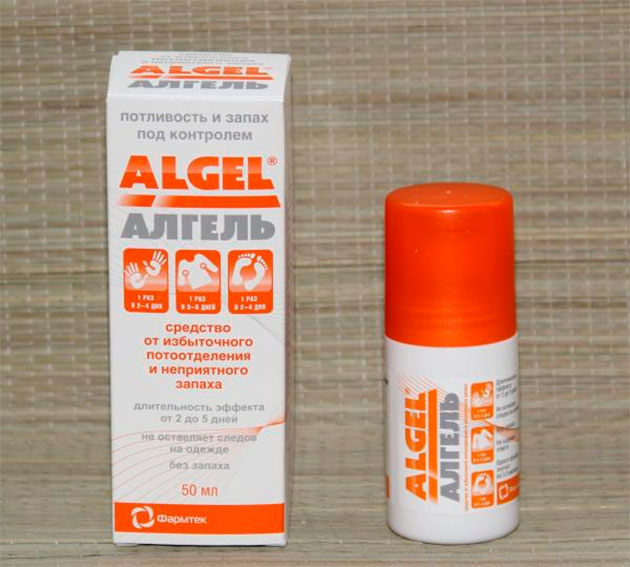средство от пота Algel